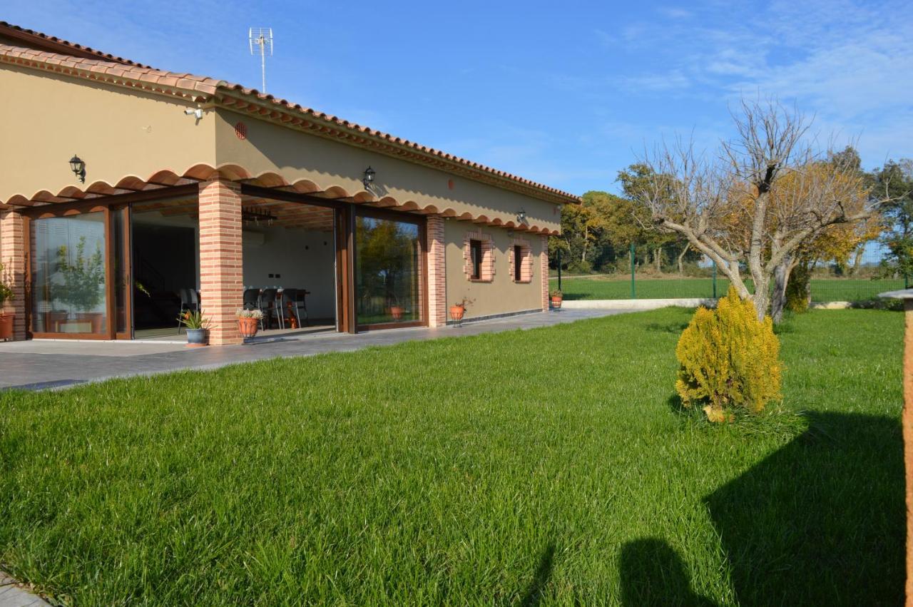 Mas Piua Villa Girona Bagian luar foto