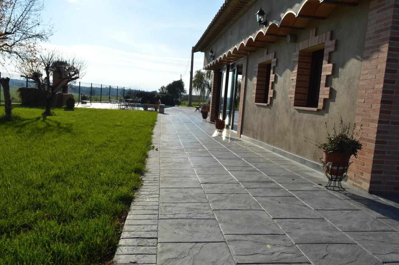 Mas Piua Villa Girona Bagian luar foto