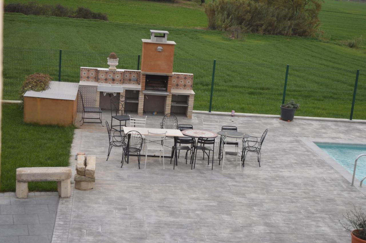 Mas Piua Villa Girona Bagian luar foto