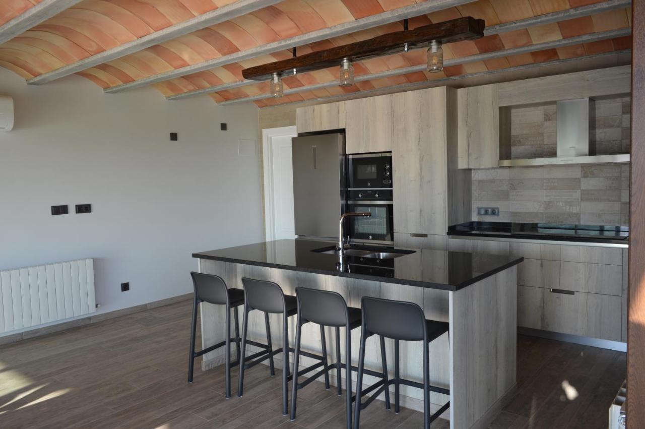 Mas Piua Villa Girona Bagian luar foto