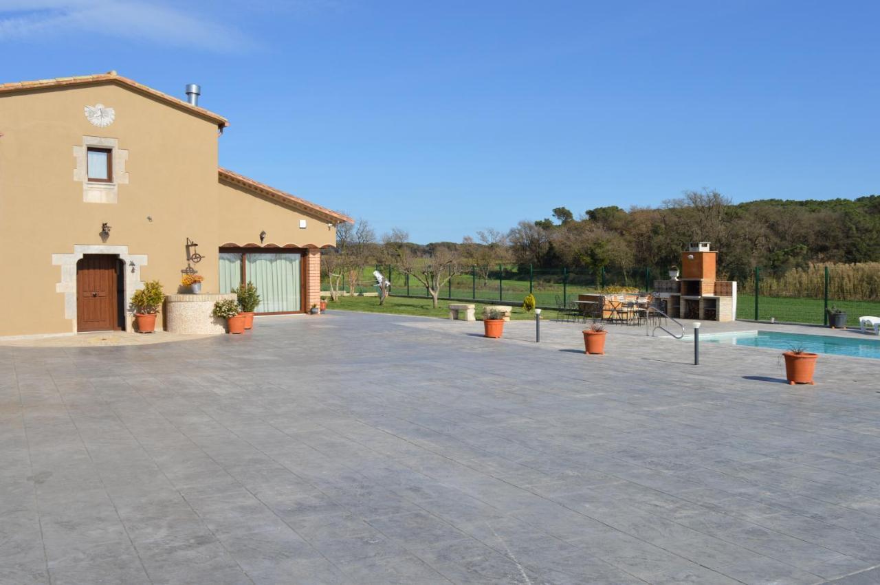 Mas Piua Villa Girona Bagian luar foto