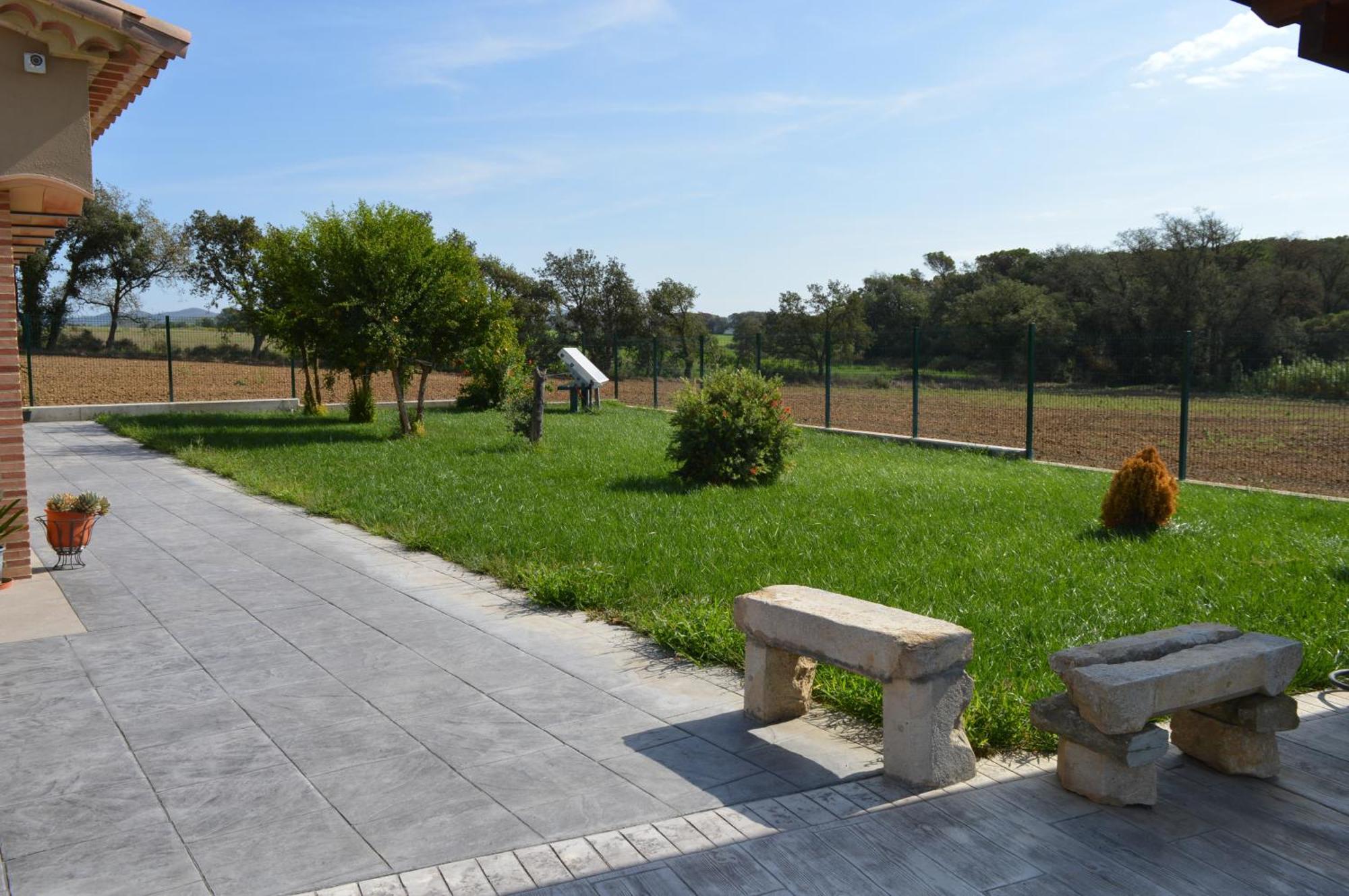 Mas Piua Villa Girona Bagian luar foto